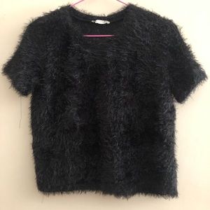 Black textured Zara Top!